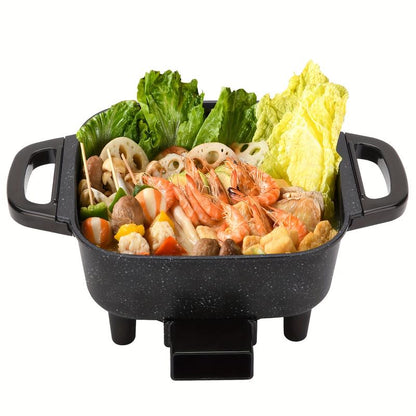 AORAN 1500W Non-Stick Electric Frying Pan, Can Be Used to Fry Steak, Eggs, and Boil Milk. It Is Suitable for Small Meals and Quick Cooking. Say Goodbye to Oversized Pots and Cook with Smarter Pots.