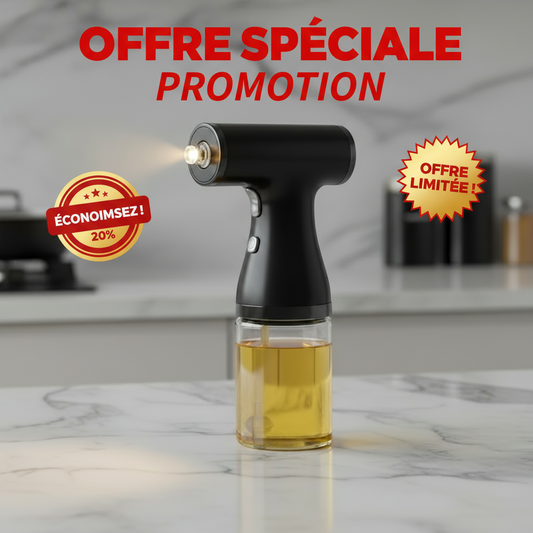 Xiaomi Olive Oil Sprayer with Lights Oil Spray Bottle Adjustable Electric Oil Sauce Vinegar Dispenser Kitchen Cooking Tool