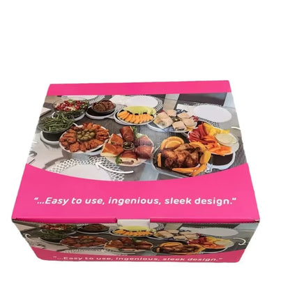 Versatile 360-Degree Rotating Turntable for Kitchen Dining Tables - Heat Resistant Countertop Accessory