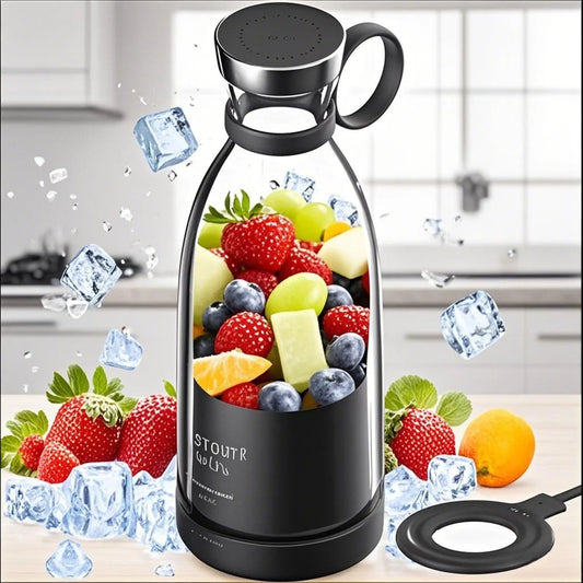 Mini Mélangeur Électrique Portable Ju479, Machine à Jus Multifonctionnelle, pour la Maison, Centre Commercial