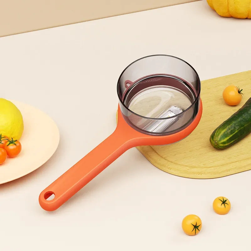 Multifunctional Peeling Knife with Storage Box Manual Portable Veggie Potatoes Peelers Cutter Kitchen Accessories