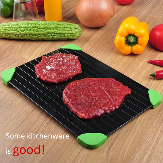 Plateau de dégivrage rapide, planche de dégivrage, aliments surgelés, viande, fruits, plaque de dégivrage rapide, plateau de dégivrage, Gadgets de cuisine