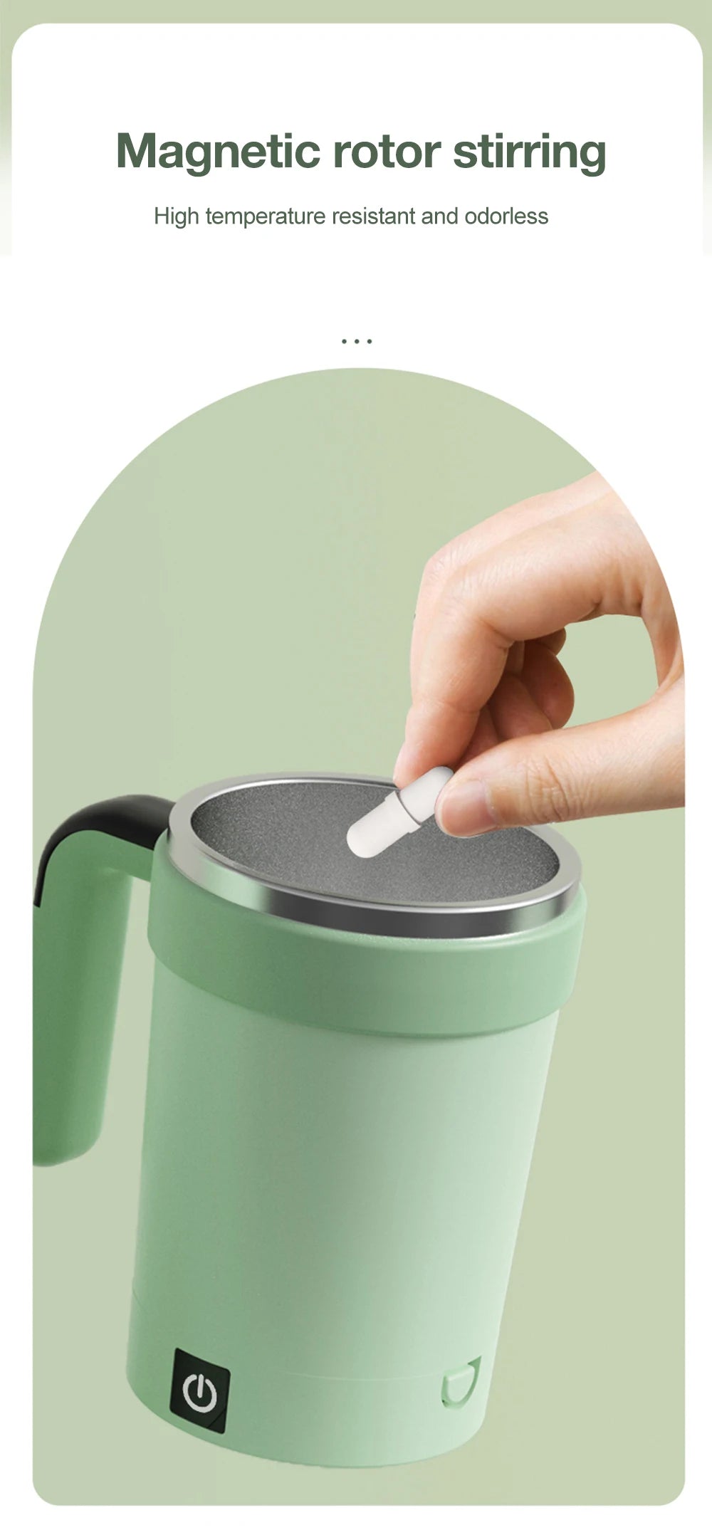 Tasse à agitation automatique tasses à agitation électrique rechargeables mélangeur magnétique tasse à café en acier inoxydable gobelet magnétique rotatif