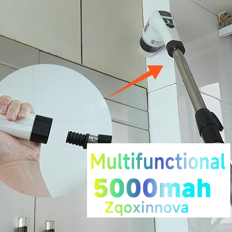 Épurateur rotatif sans fil domestique, Gadgets de cuisine, brosses à cheveux, balai de salle de bains, vadrouilles de toilettes, brosse de nettoyage électrique polyvalente