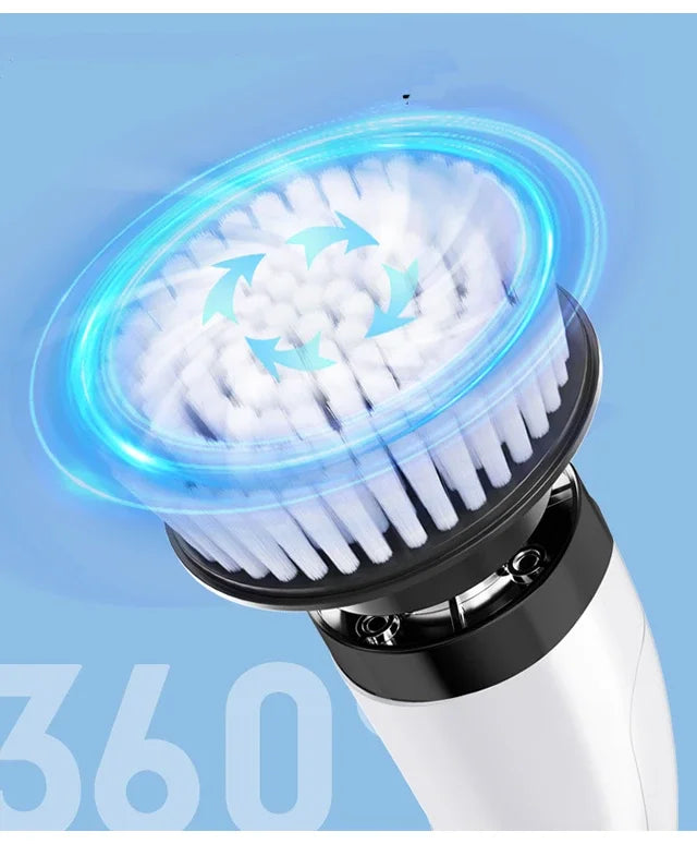Épurateur rotatif sans fil domestique, Gadgets de cuisine, brosses à cheveux, balai de salle de bains, vadrouilles de toilettes, brosse de nettoyage électrique polyvalente