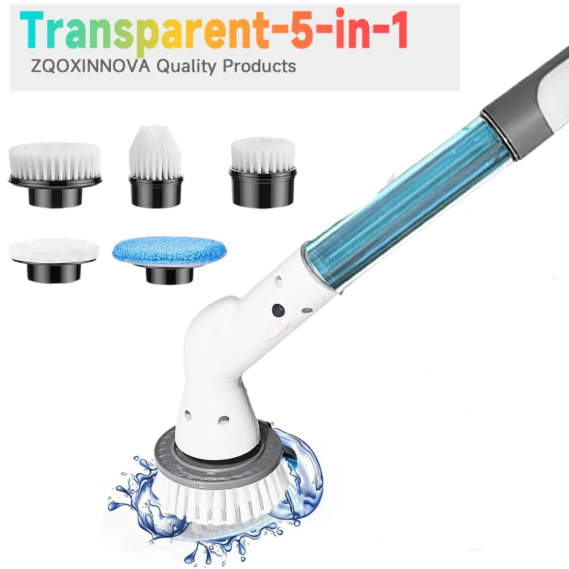 Épurateur rotatif sans fil domestique, Gadgets de cuisine, brosses à cheveux, balai de salle de bains, vadrouilles de toilettes, brosse de nettoyage électrique polyvalente