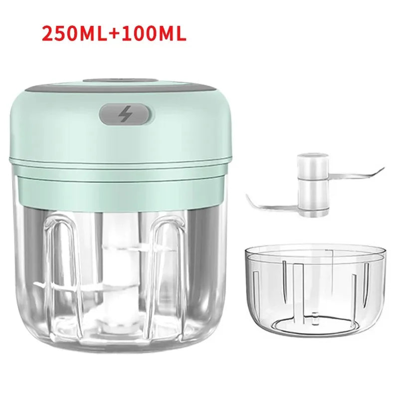 Hachoir à ail électrique en acier inoxydable de 250ML, robuste et Durable, broyeur de cuisine, Mini outil, hachoir alimentaire