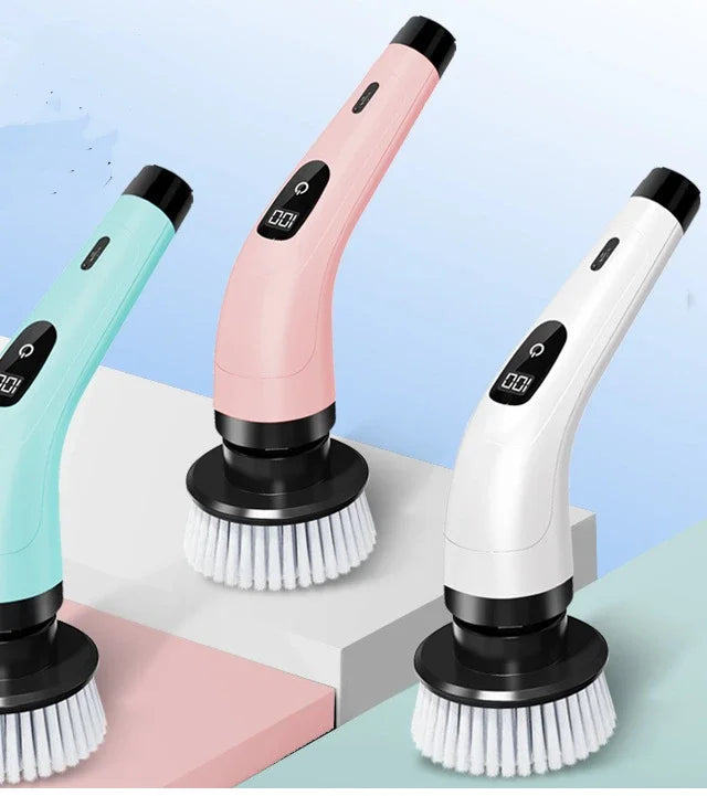 Épurateur rotatif sans fil domestique, Gadgets de cuisine, brosses à cheveux, balai de salle de bains, vadrouilles de toilettes, brosse de nettoyage électrique polyvalente