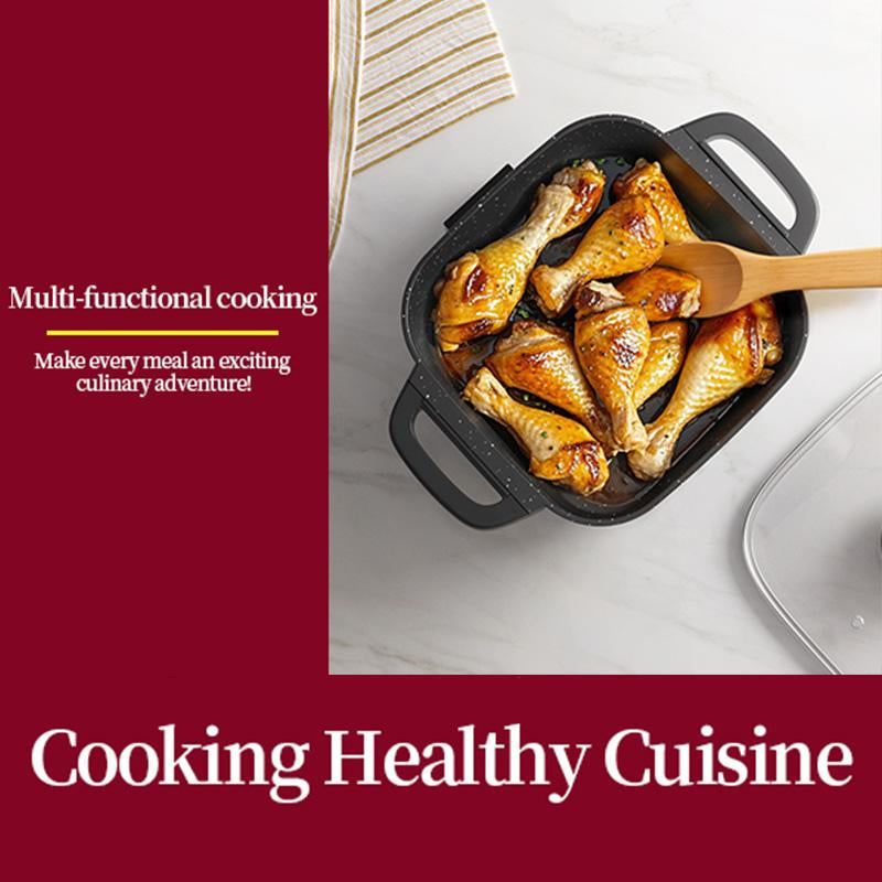 AORAN 1500W Non-Stick Electric Frying Pan, Can Be Used to Fry Steak, Eggs, and Boil Milk. It Is Suitable for Small Meals and Quick Cooking. Say Goodbye to Oversized Pots and Cook with Smarter Pots.