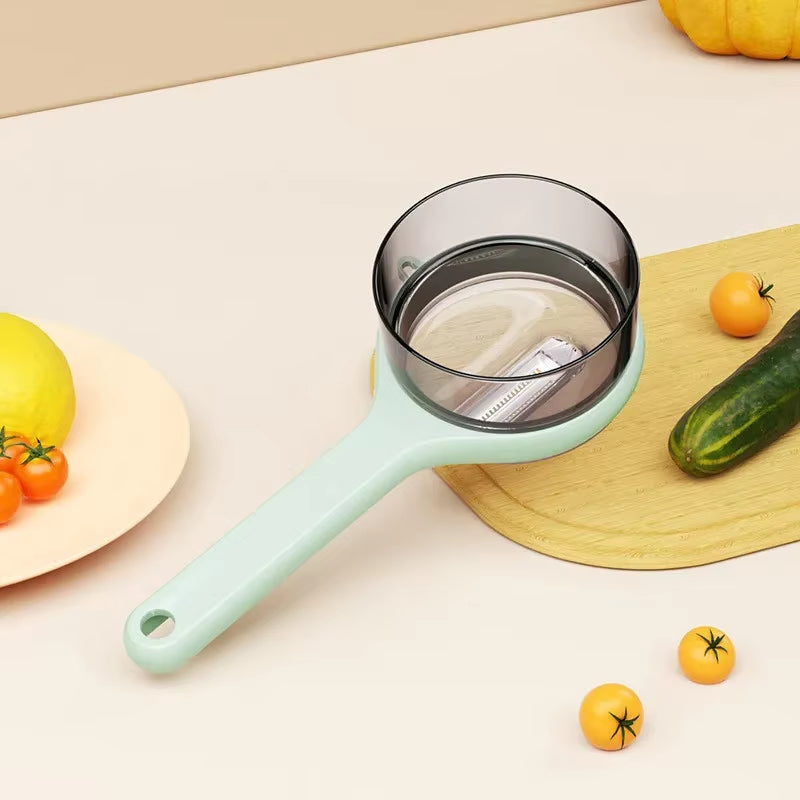 Multifunctional Peeling Knife with Storage Box Manual Portable Veggie Potatoes Peelers Cutter Kitchen Accessories