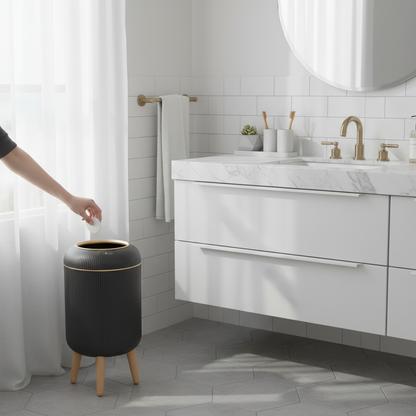 Poubelle automatique PUKOMC™ – L’hygiène moderne à portée de main