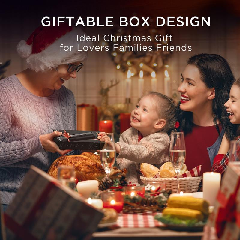 Electric Wine Opener Set - Automatic Electronic Bottle Openers, Vacuum Stoppers, Wine Aerator, and Foil Cutter Automatic Bottle,Kitchen Utensils Modern