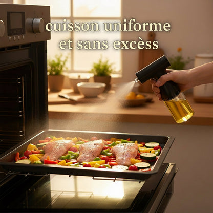 Xiaomi Olive Oil Sprayer with Lights Oil Spray Bottle Adjustable Electric Oil Sauce Vinegar Dispenser Kitchen Cooking Tool